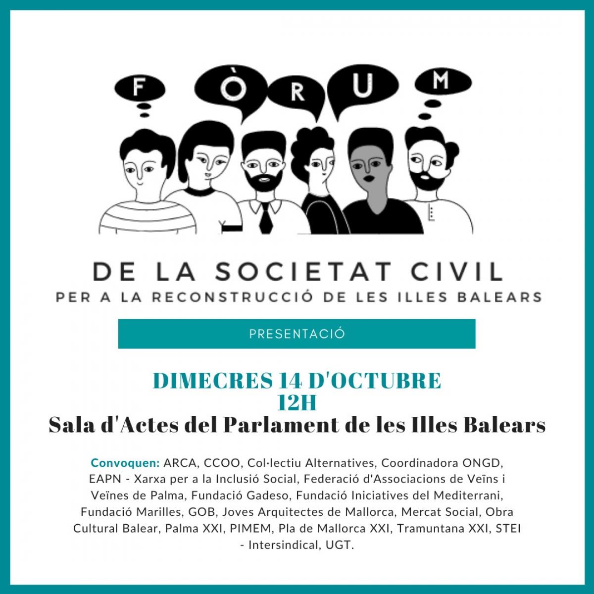 Frum de la Societat Civil per a la Reconstrucci de les Illes Balears
